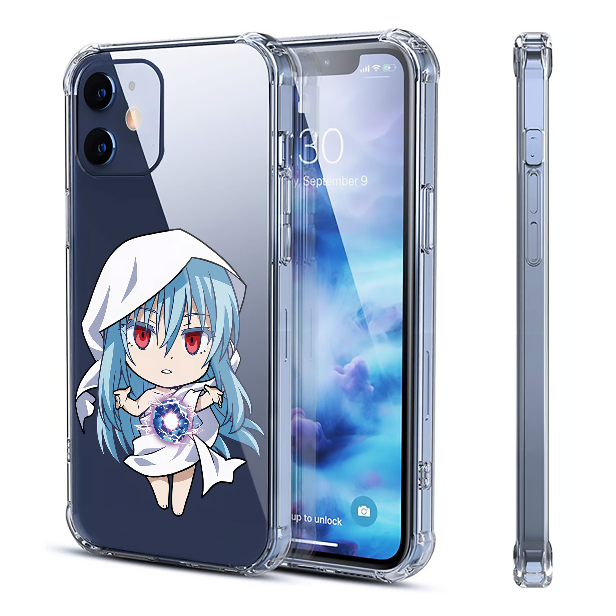（画像用） 転スラ Regarding Reincarnated to Slime 【iPhone 12シリーズ対応】透明スマホケース（クリアソフトケース）